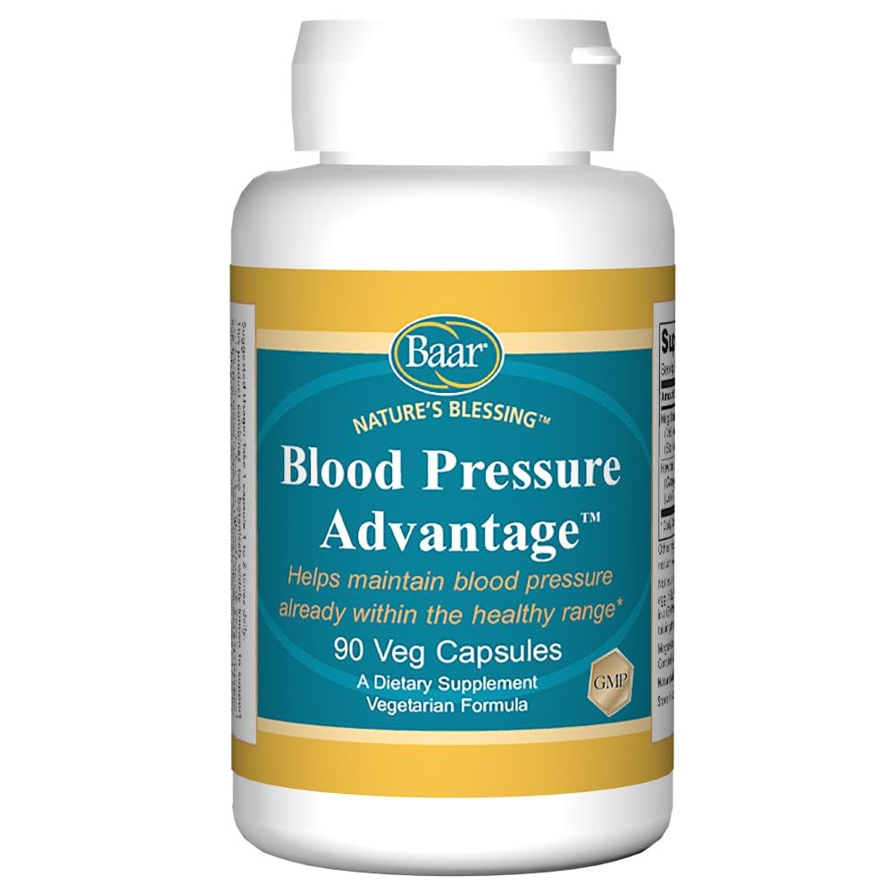 Baar Nature’s Blessing Blood Pressure Advantage Capsules, 90 Count