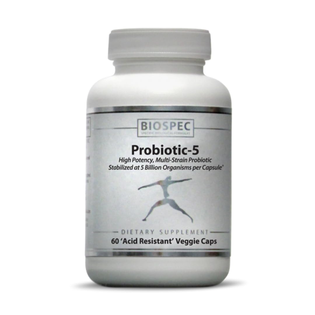 BIOSPEC NUTRITIONALS Probiotic-5 60 Capsules