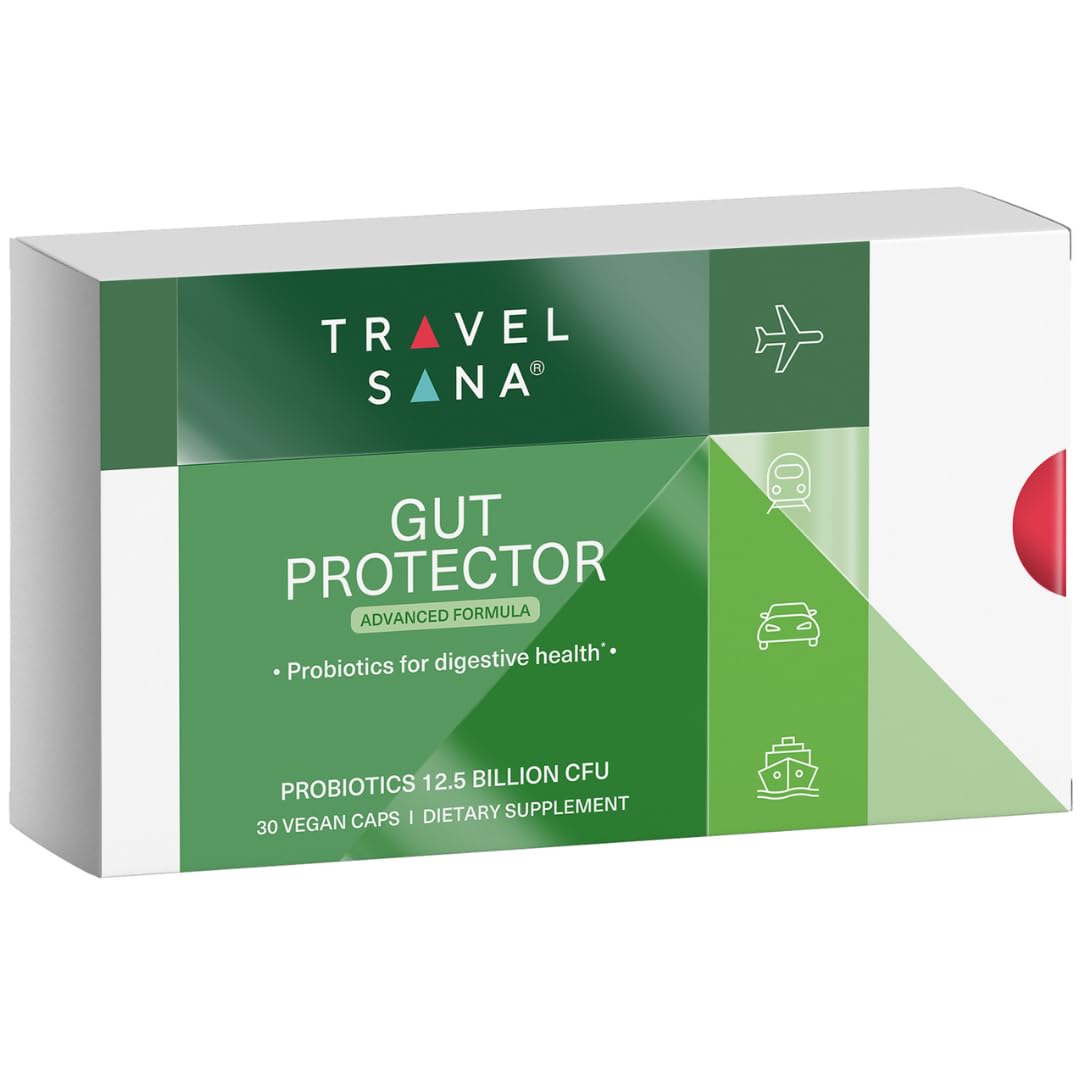 TRAVELSANA Travel Probiotics Capsule, 30 Count