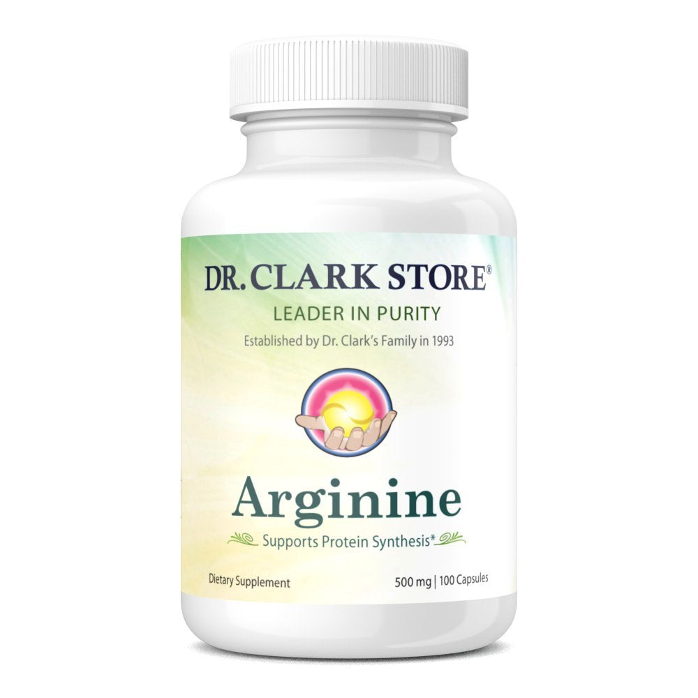 Dr Clark Store Arginine 500mg Capsule, 100 Count