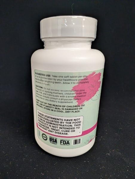 Nature’s NutriWave Oracare Daily Oral Support with Enzymes, Hydroxyapatite, Xylitol & 3-Strain Probiotic Blend, 90 Tablets