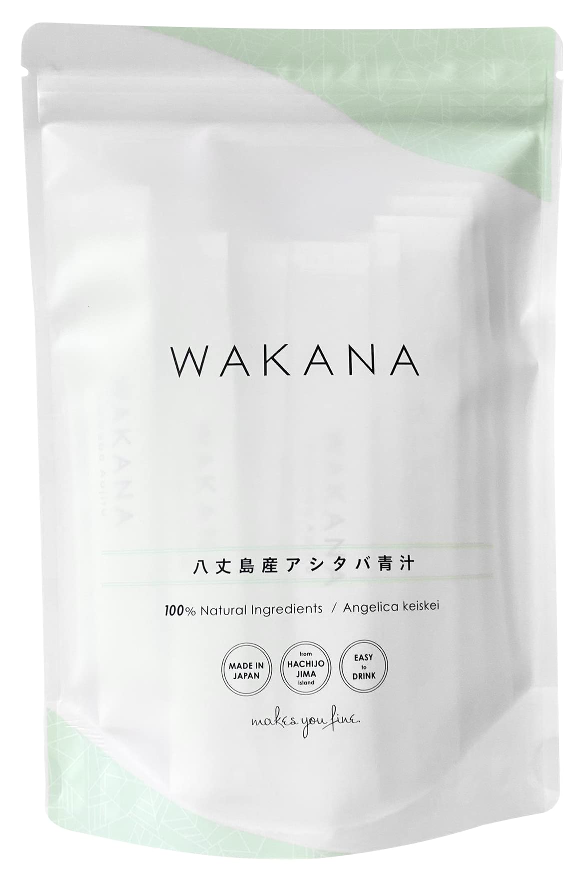 WAKANA Ashitaba Extract Powder, 2.65 g per packet, Pack of 30