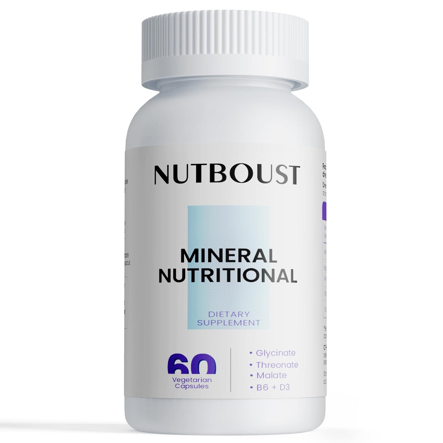 NUTBOUST Magnesium Mineral Supplement 200mg Capsule, 60 Count