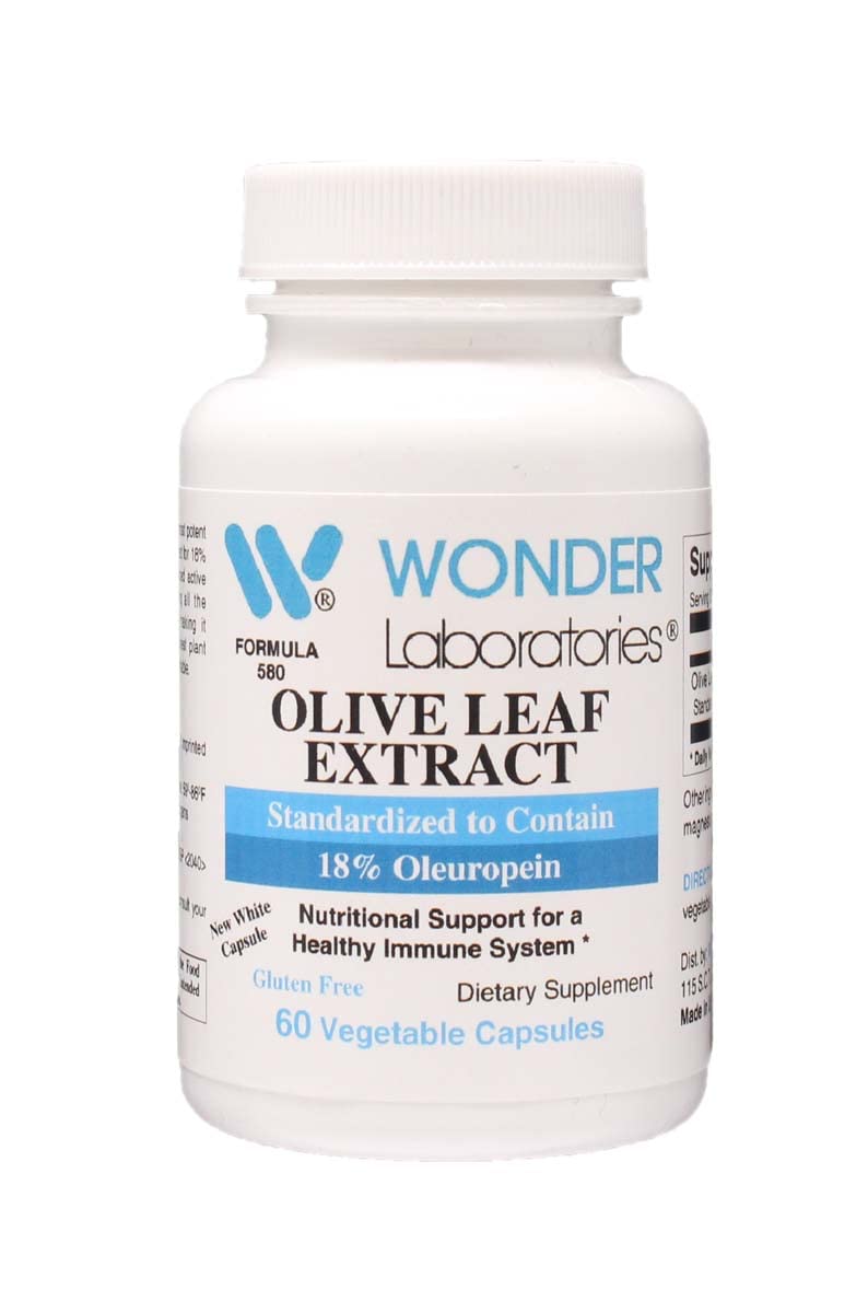 Wonder Laboratories Olive Leaf Extract (18% Oleuropein) Capsules 60