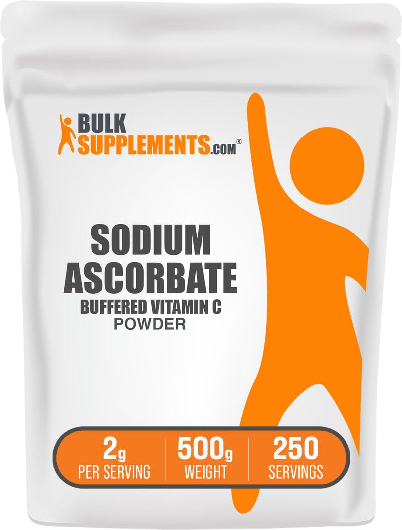 BulkSupplements Sodium Ascorbate Powder, 17.6 oz