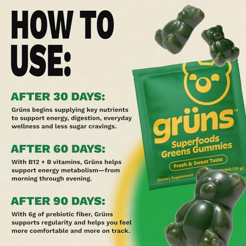 Grüns Greens + Nütrops Mushroom + Kids Multivitamin Gummies 616
