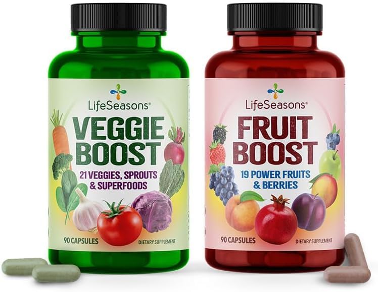 LifeSeasons Fruits & Veggies Supplements Capsule 180 Count