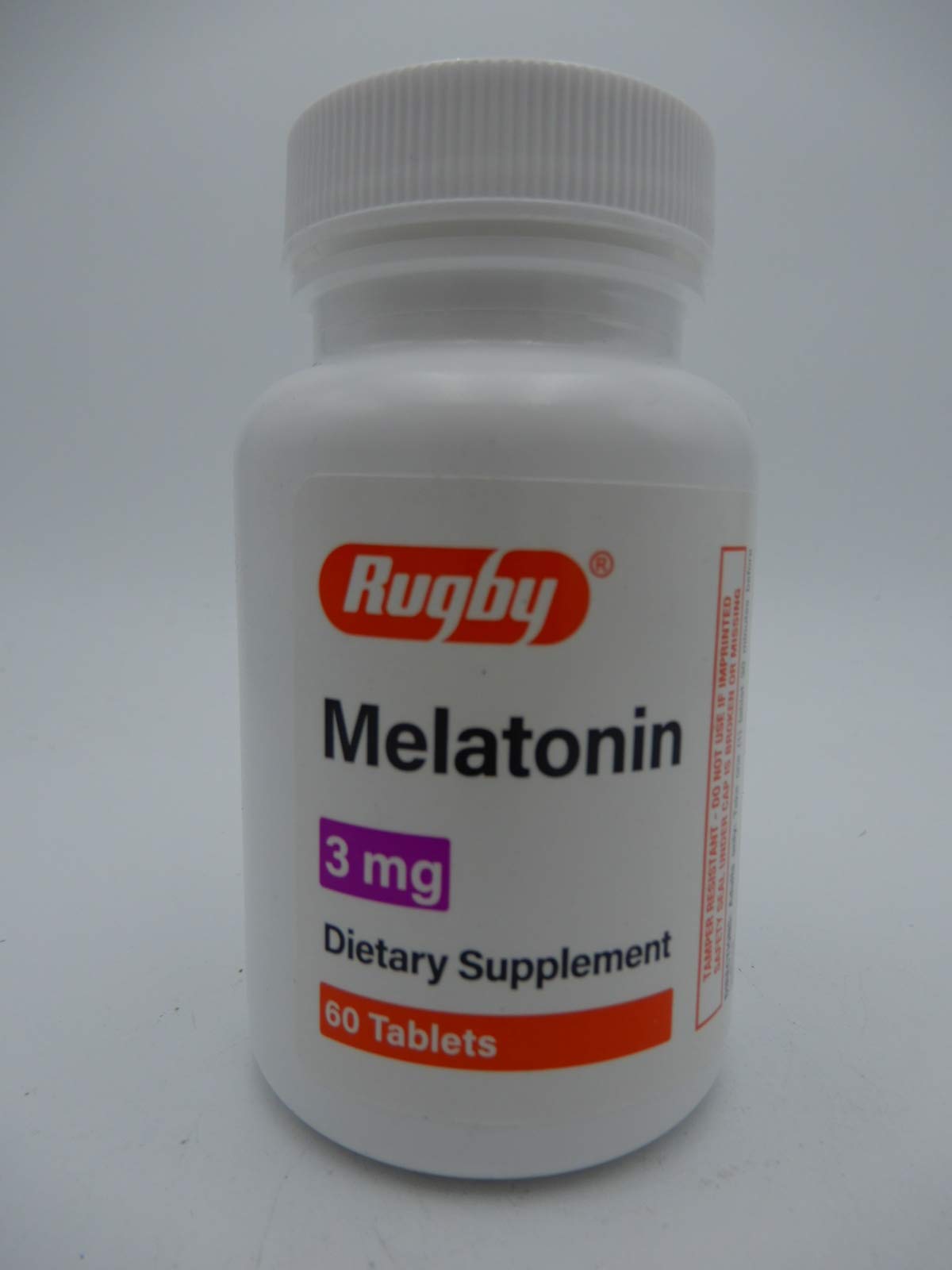 Rugby Laboratories Melatonin 3mg Tablet, 60 Tablets