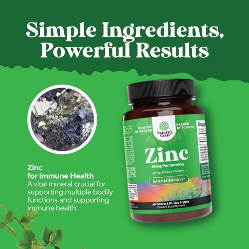 Natures Craft DHEA and Zinc Supplement Powder, 2-Pack