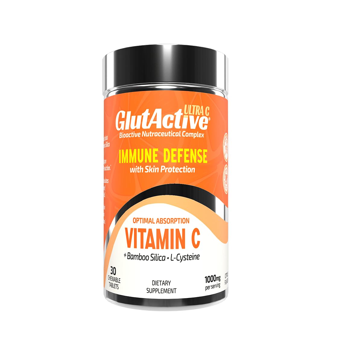 GlutActive Ultra Vitamin C 1,000mg Tablets 30