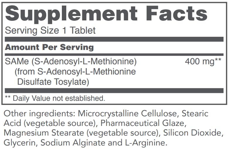Protocol for Life Balance SAM-E 400mg, 60 Tablets
