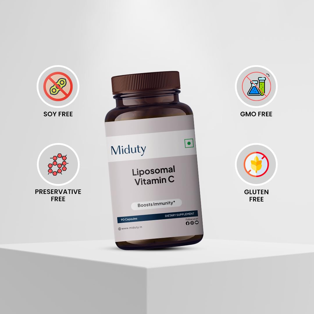 Miduty Liposomal Vitamin C Capsule 90 Count