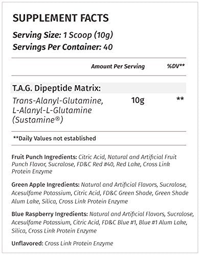 Metabolic Nutrition Trans Alanyl Glutamine L-Glutamine Peptide Powder 14.1 oz