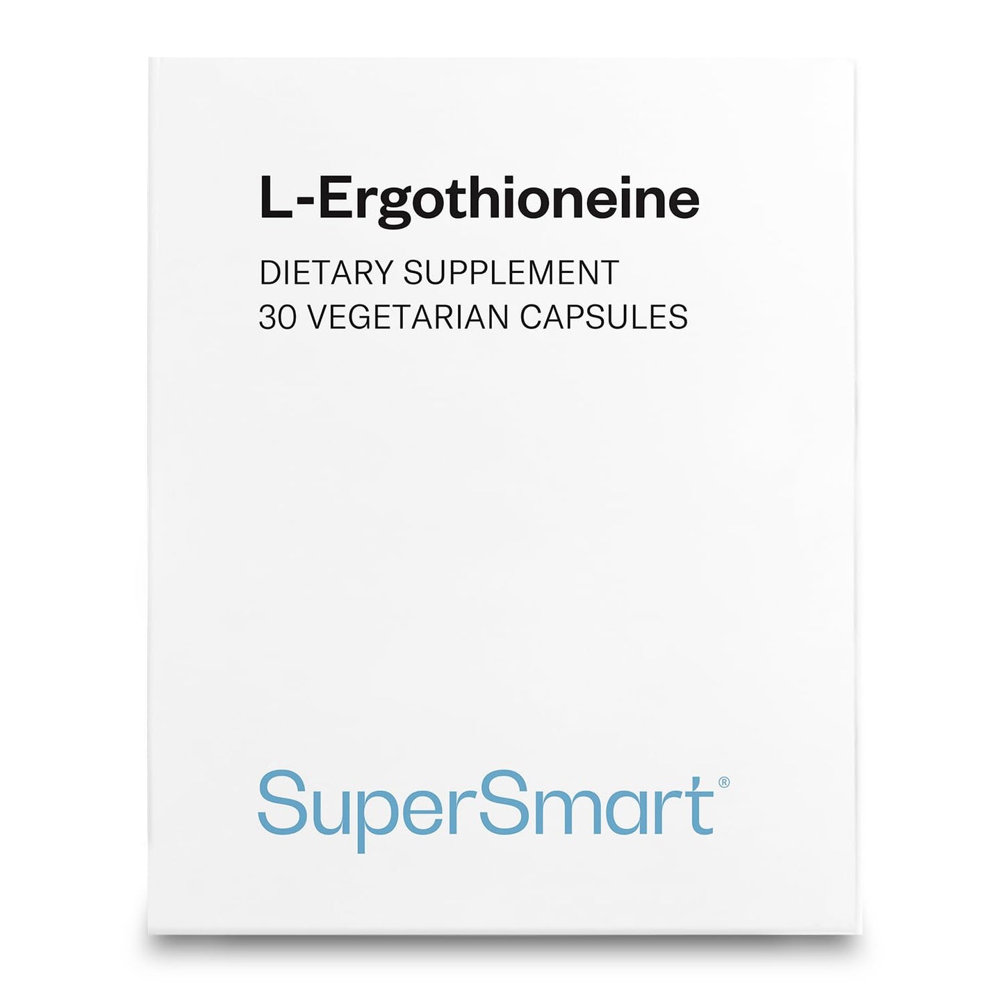 Supersmart L-Ergothioneine Supplement 5mg per Day (Advanced Antioxidant) Capsules, 30 Count