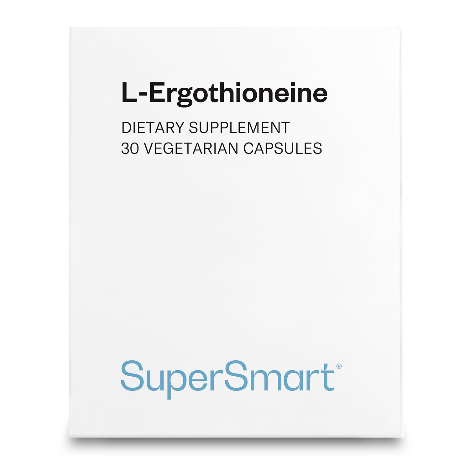 Supersmart L-Ergothioneine Supplement 5mg per Day (Advanced Antioxidant) Capsules, 30 Count