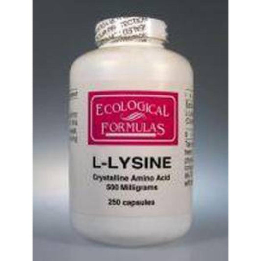 Ecological Formulas L-Lysine 500mg Capsules 250