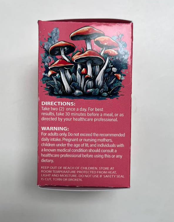 Dmeisy Sublingual Mushroom Complex Plant Chewable Pieces 60 Count
