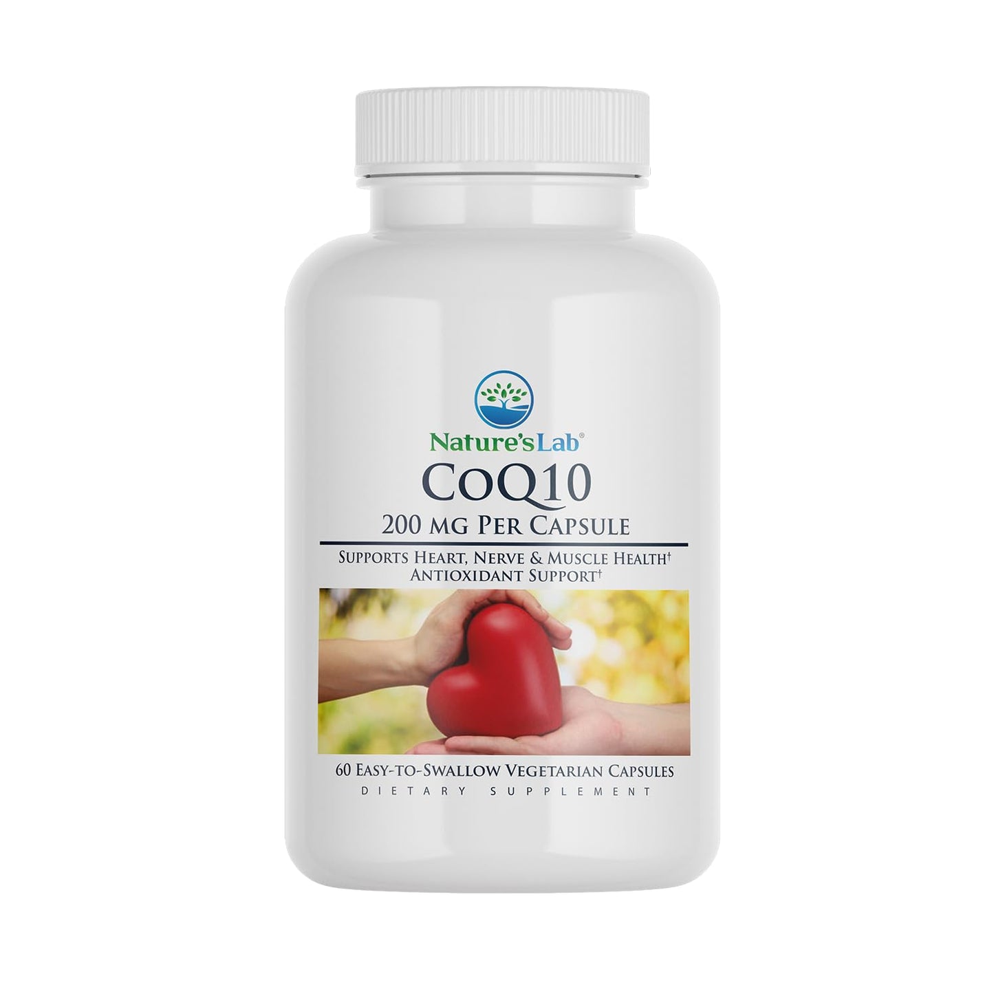 Nature's Lab CoQ10 200mg Nutritional Supplement Capsule 60 Capsules