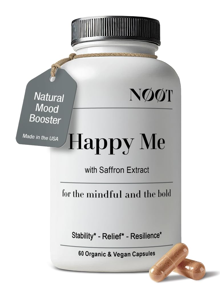 NØØT Happy Me Natural Mood Support Capsules, 60 Capsules