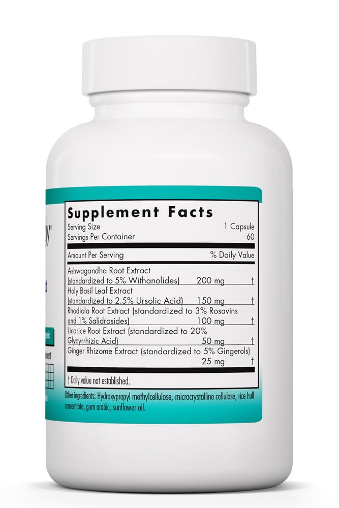 Allergy Research Group Nutricology Botanical Adapt Capsules, 60 Count