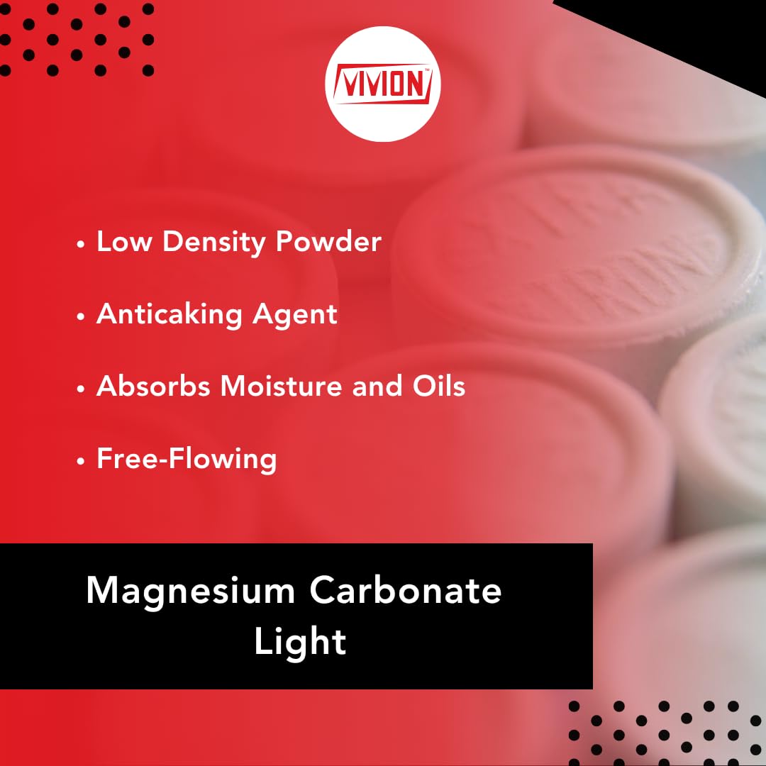 Vivion Magnesium Carbonate Light USP Powder, 880 Ounce