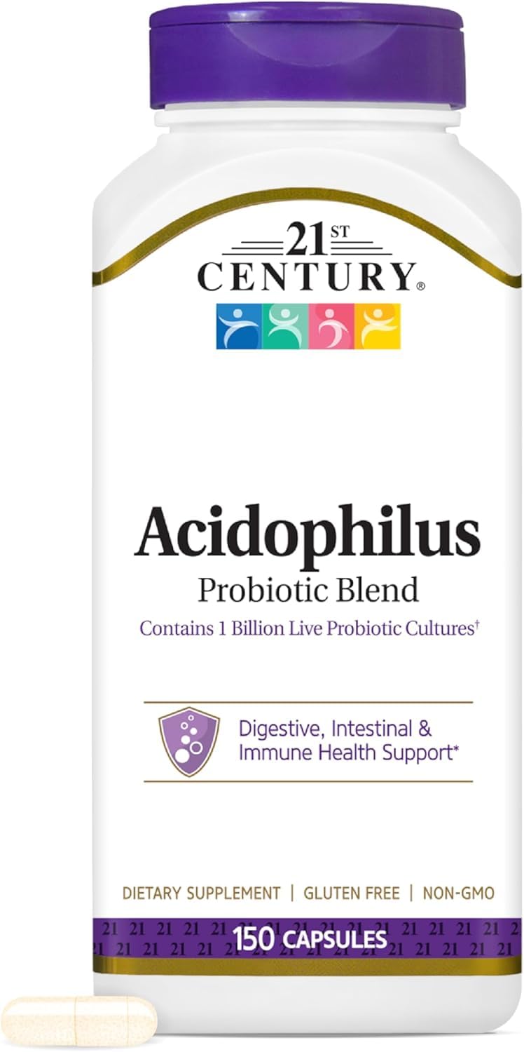 21st Century Acidophilus Probiotic Blend Capsules 450 Capsules