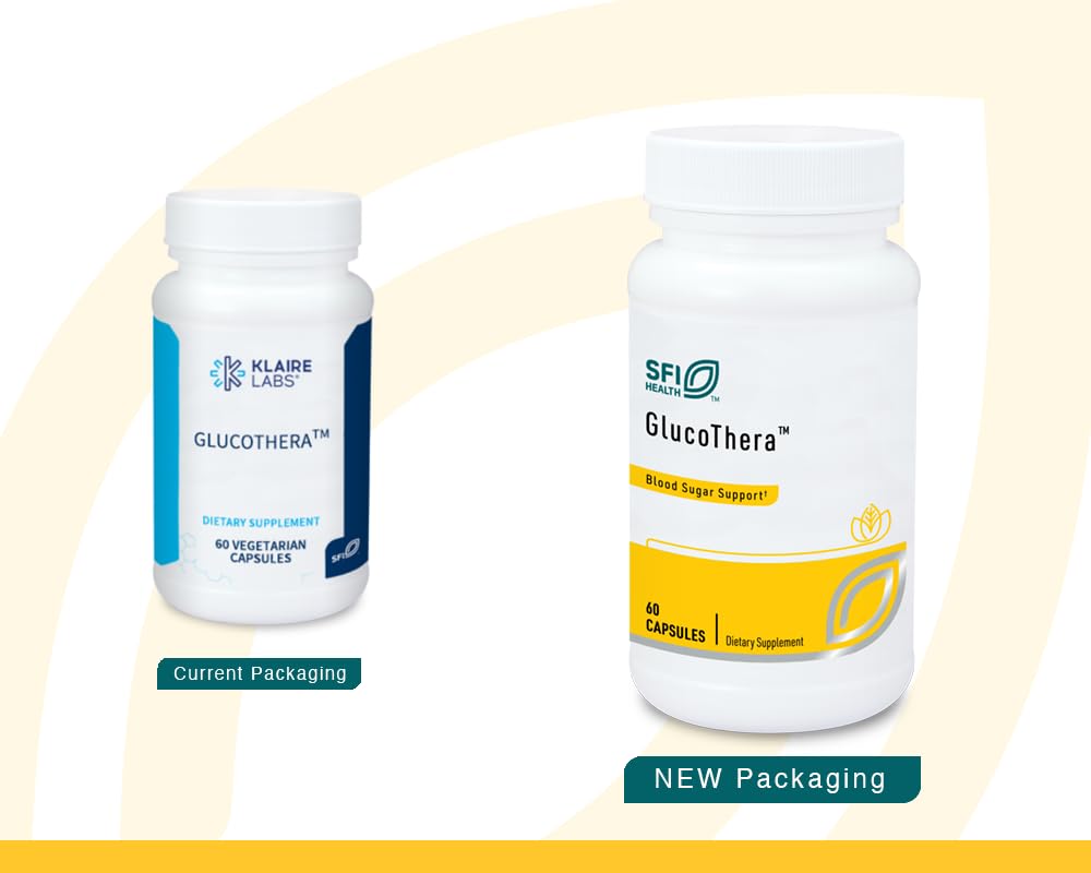 SFI Health GlucoThera Hypoallergenic Chromium Complex with Alpha-Lipoic Acid, Banaba Extract & Vanadium, 60 Capsules