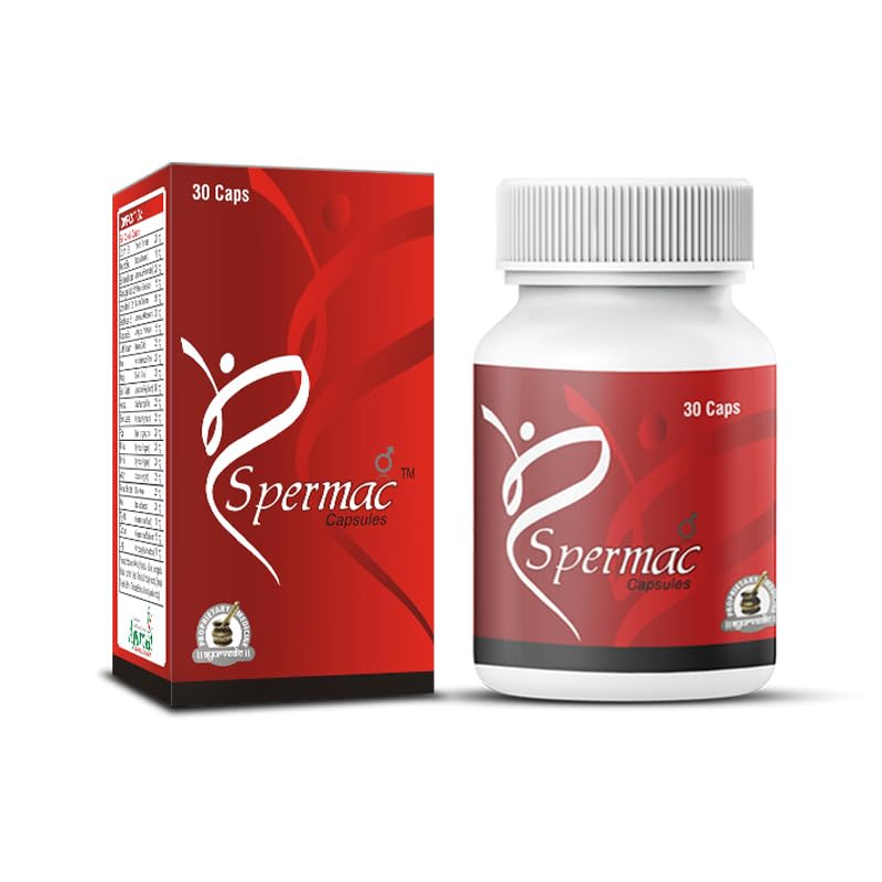 Ayush Remedies Spermac Capsules with Tribulus Terrestris Linn, Asphaltum Panjabinum, 60 Capsules