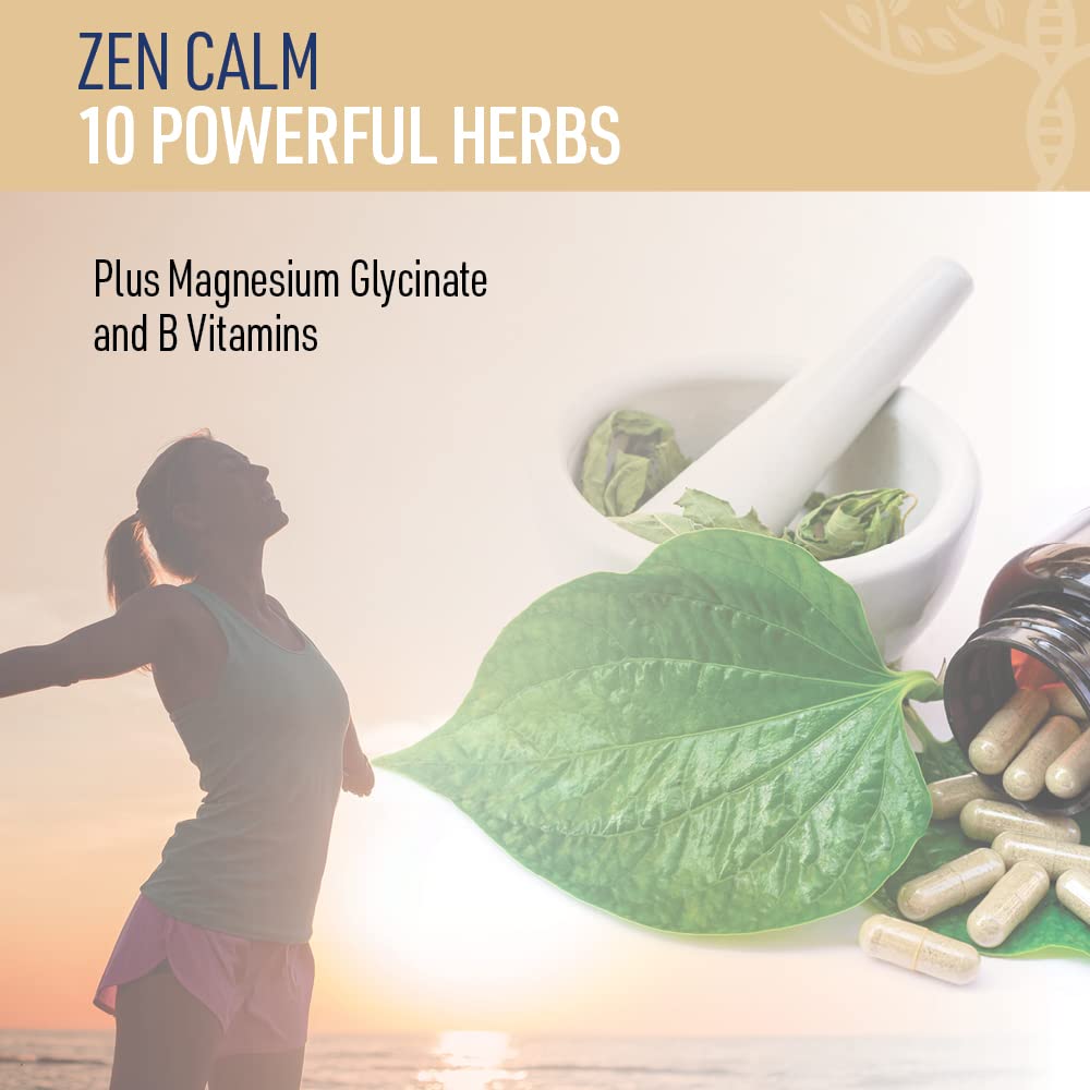 Liver Medic Zen Calm Stress Adrenal Support Capsules, 60 Count