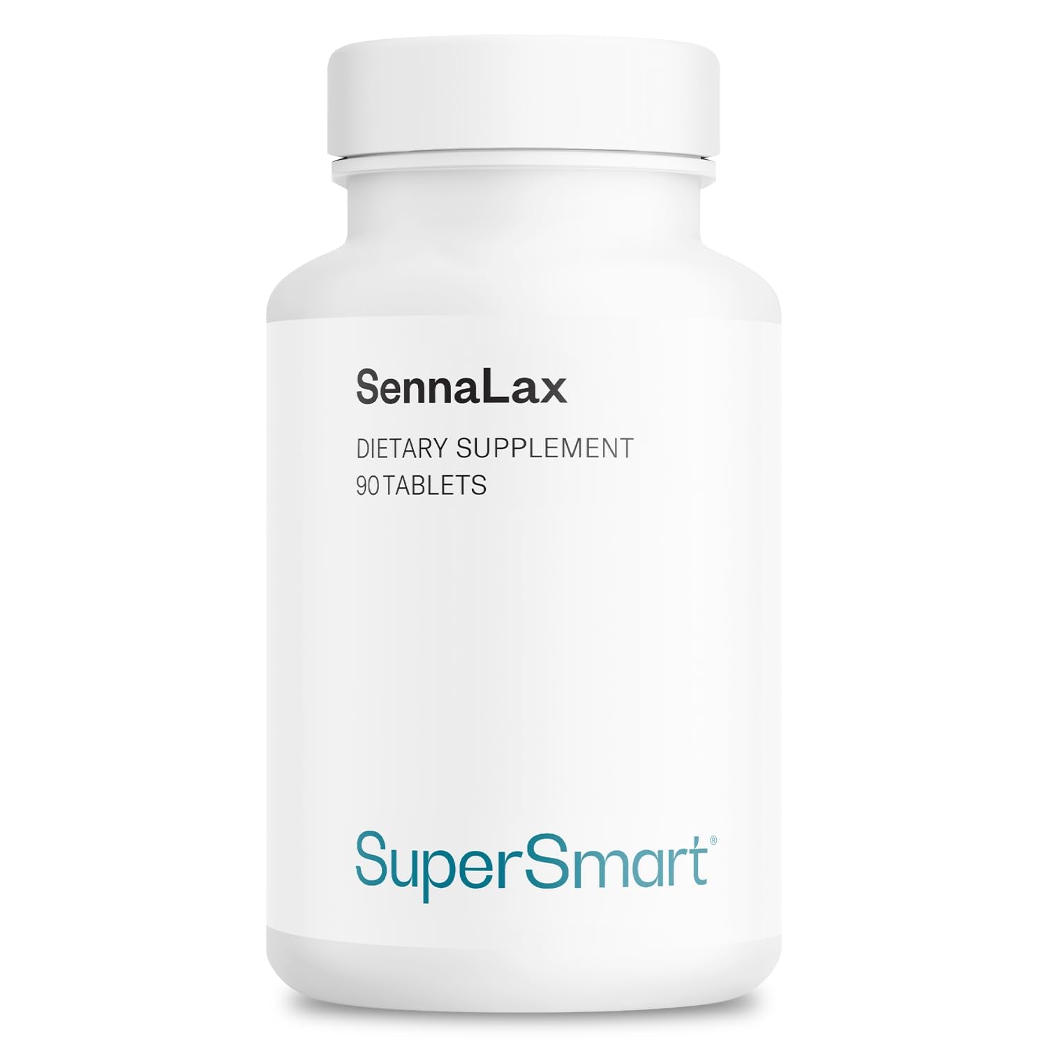 Supersmart SennaLax Advanced Formula Senna Leaf Extract Supplement with Magnesium Citrate, 90 Tablets