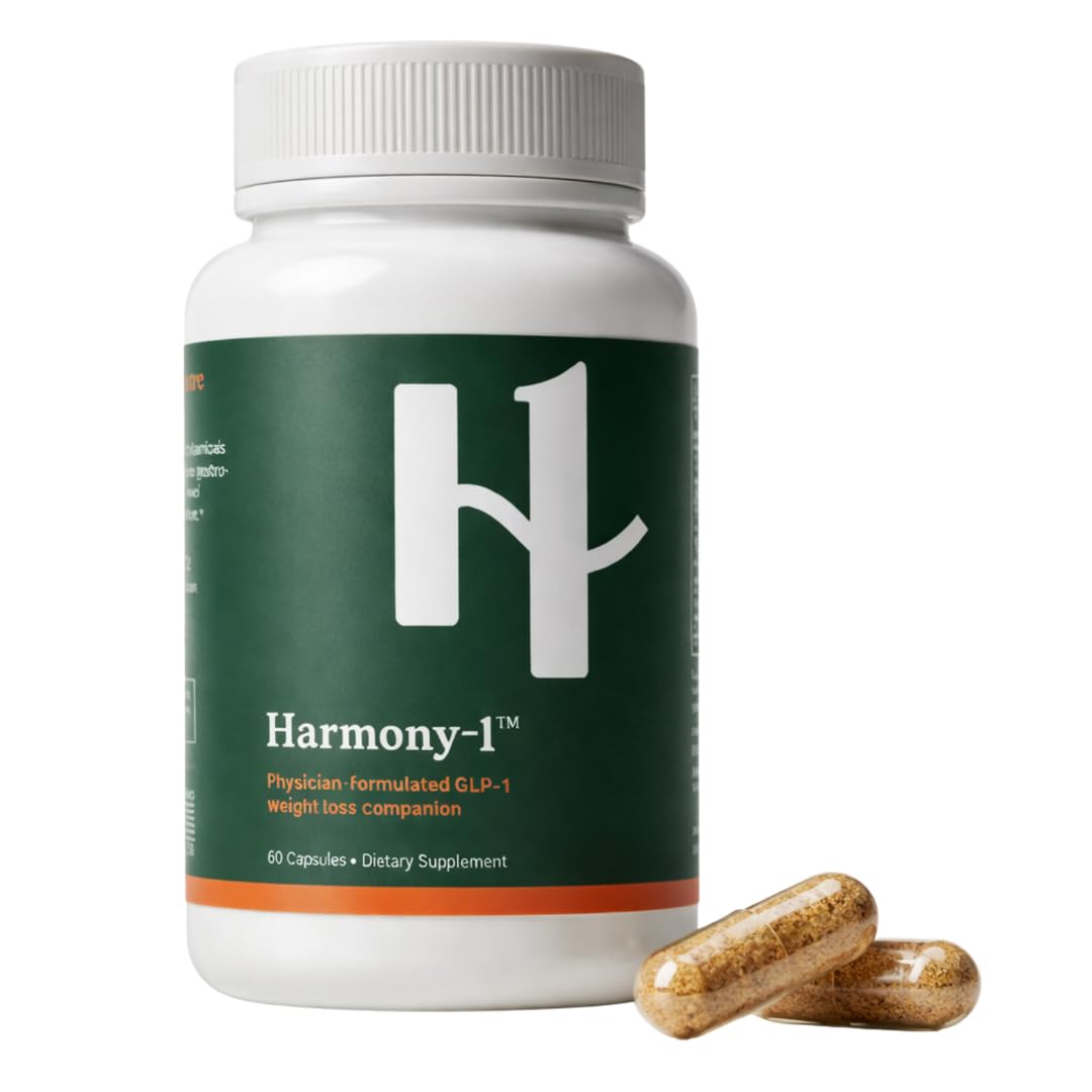 Harmony-1 Physician Formulated GLP-1 Digestive Support Capsule, 60 Capsules