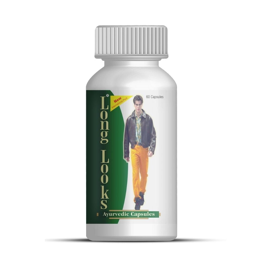 Long Looks Increase Height Grow Taller Herbal Growth Enhancer Capsules, 120 Capsules