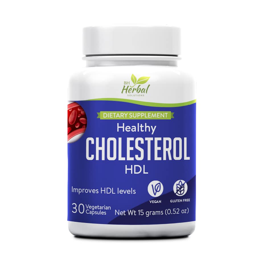 BH Herbal Solutions Healthy HDL Cholesterol Supplement Capsule 30 Count