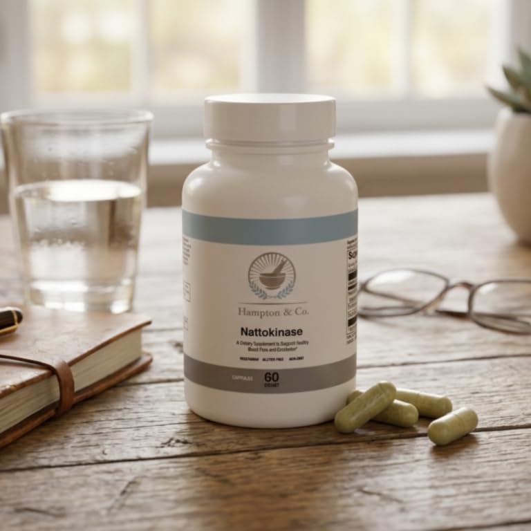 Hampton Distribution Nattokinase High-Potency Complex Capsules 60 Capsules