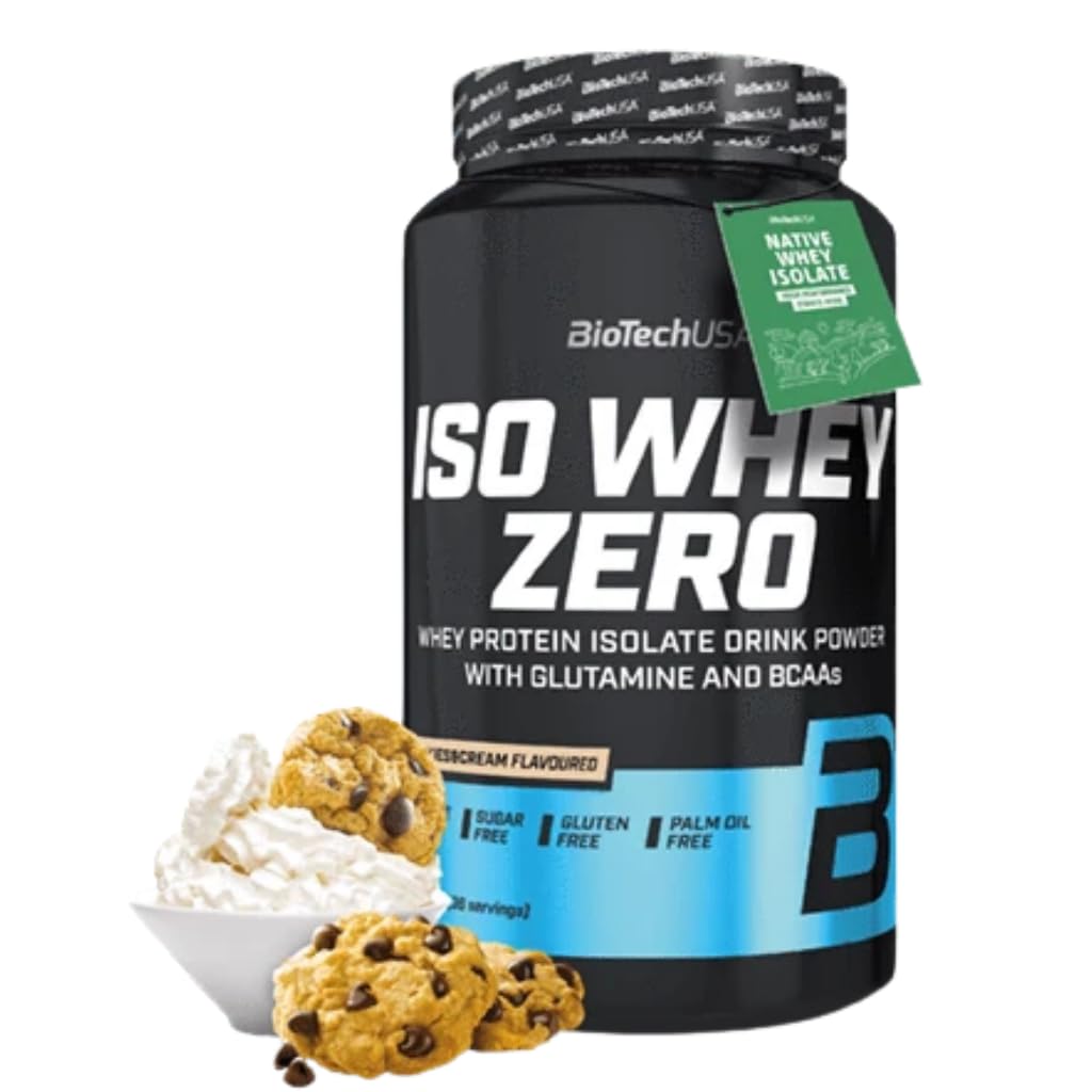 BioTechUSA Iso Whey Zero Protein Powder Vanilla 2.0 lbs