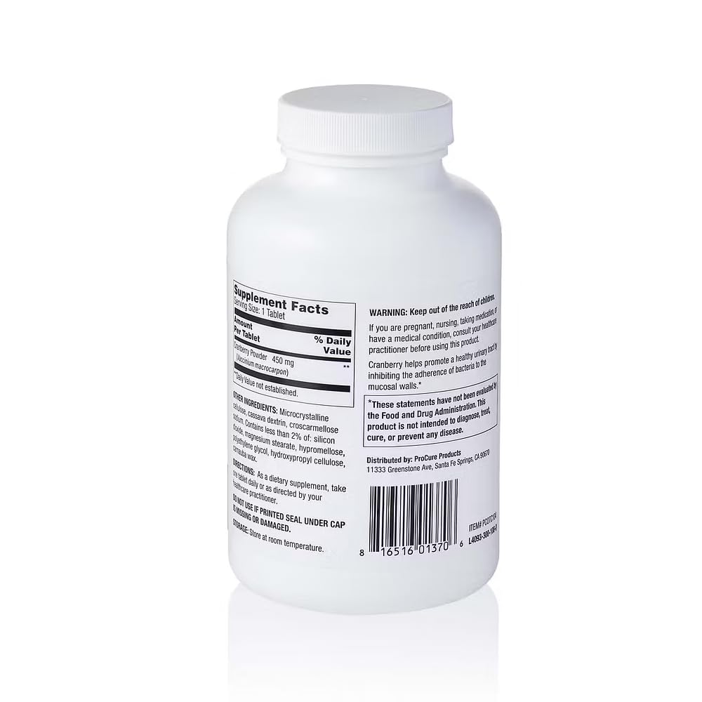 ProCure Cranberry Tablets 450mg, 300 Tablets