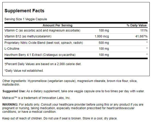 Swanson Beet Root Complex Capsule 60 Count