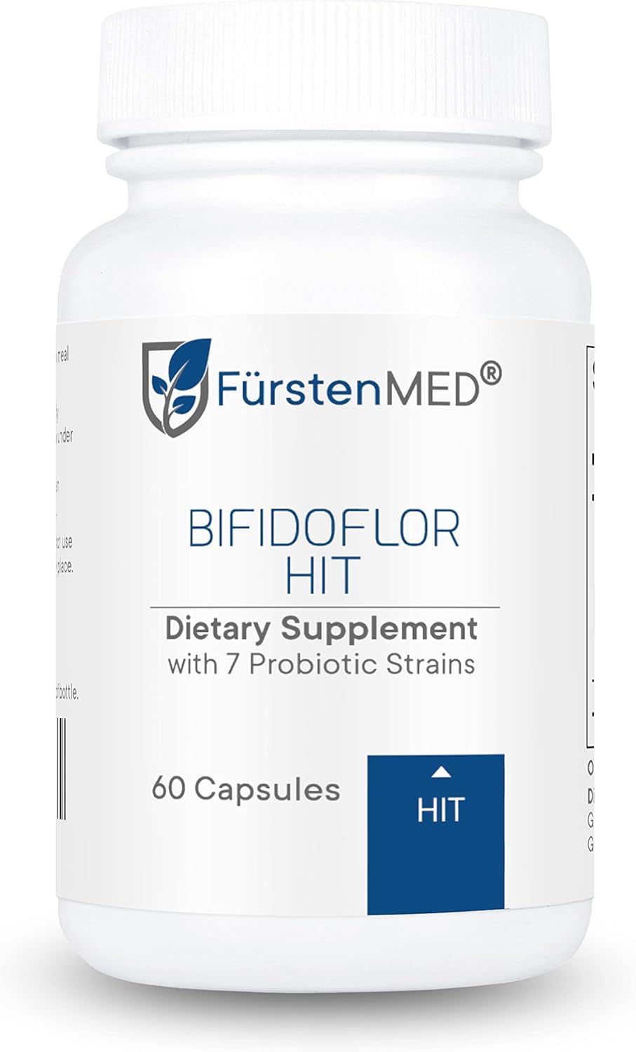 FürstenMED Bifidoflor HIT – Low Histamine Probiotic for Histamine Intolerance, Sensitive Gut & Digestive Health, 7-Strain Lactobacillus & Bifidobacterium, 15.6B CFU, Vegan, 60 Capsules