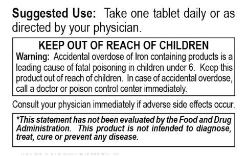 Dialyvite Ferrous Fumarate Ferrimin 150 High-Potency Iron Supplement Tablet 240 Count