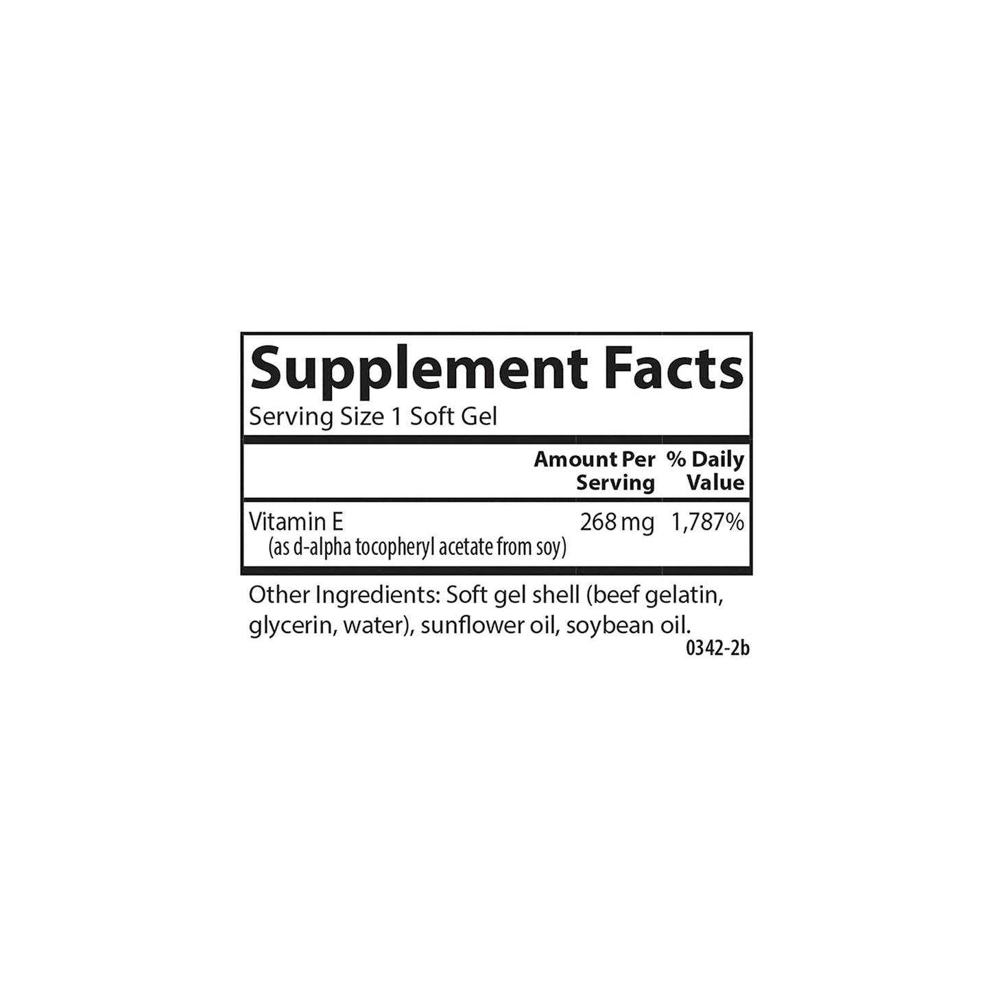 Carlson E-Gems Vitamin E 400 IU Softgels 200 Count
