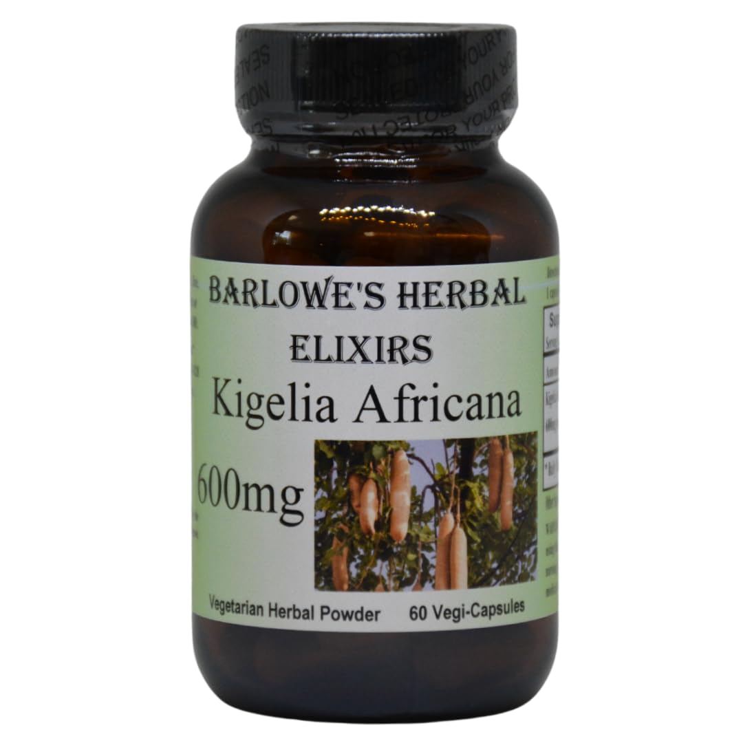 Barlowe's Herbal Elixirs Kigelia Africana 600 mg Capsule 60 Capsules