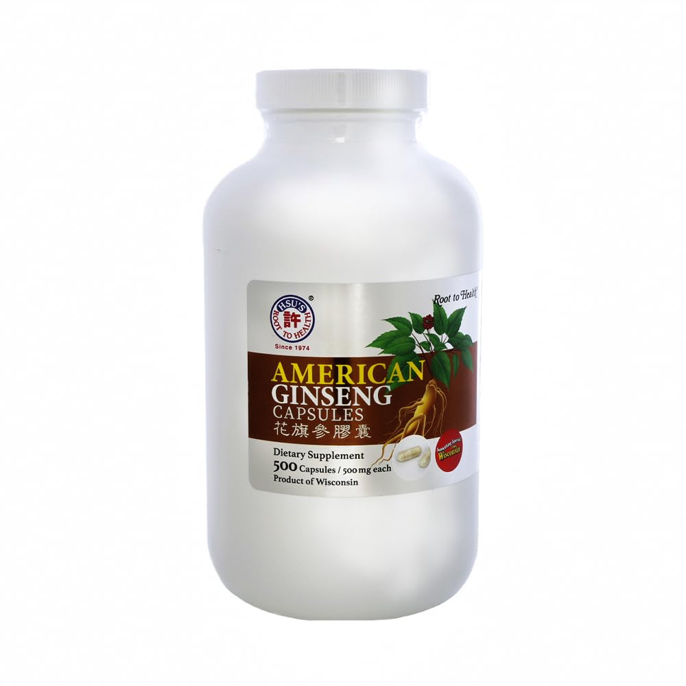 Hsu's American Ginseng Capsule, 1 Count
