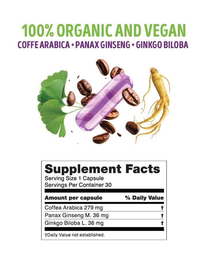 Mayeksozom Organic & Vegan Dietary Supplement for Healthy Brain Function - EXOSOME Rich, 1 Capsule