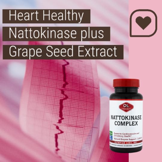 Olympian Labs Nattokinase Complex with Grape Seed Extract, 30 Capsules
