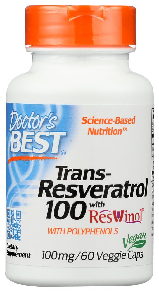 Doctor's Best Resveratrol Capsule 60 Vegetarian Capsules