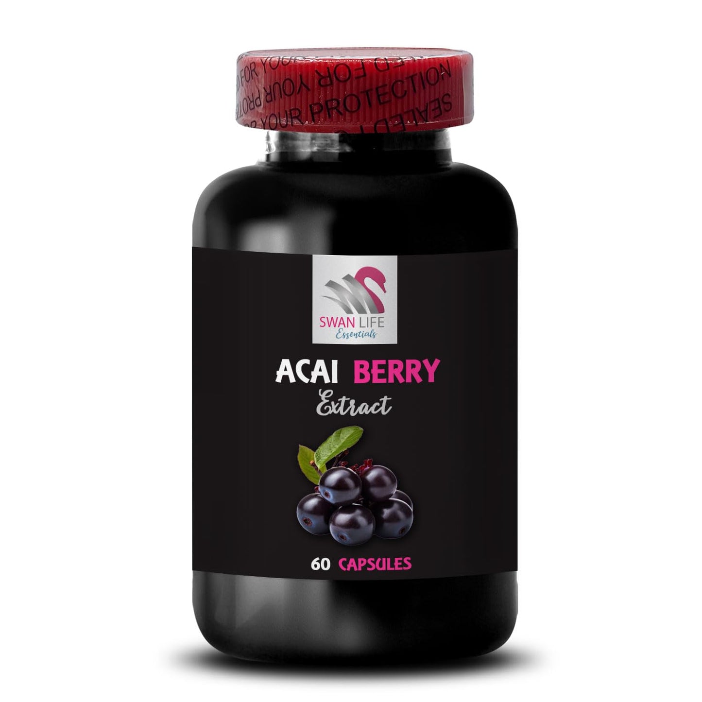 SWAN LIFE ESSENTIALS Acai Berry Extract, 60 Capsules