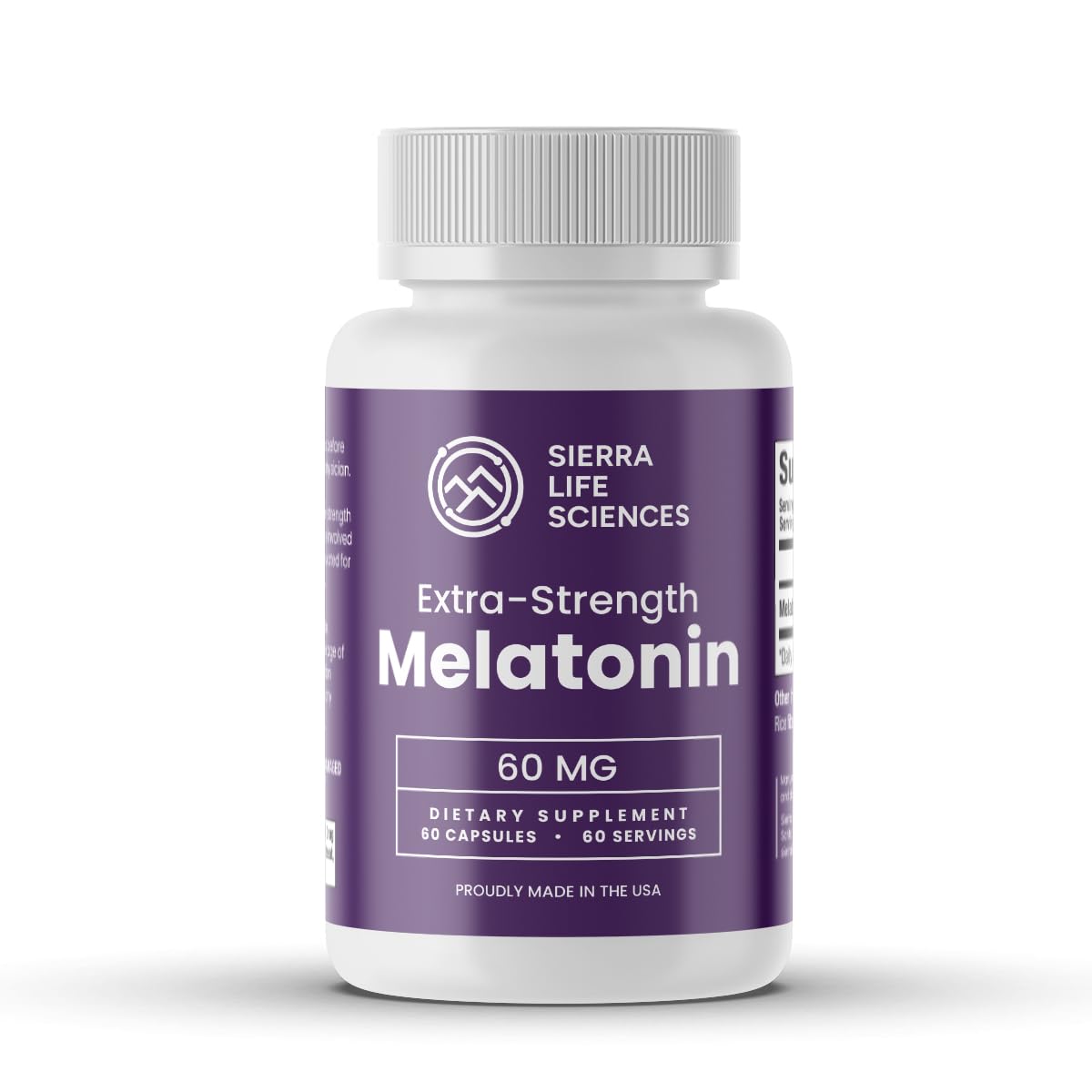 Sierra Life Sciences Melatonin 60 mg Capsule 60 Count