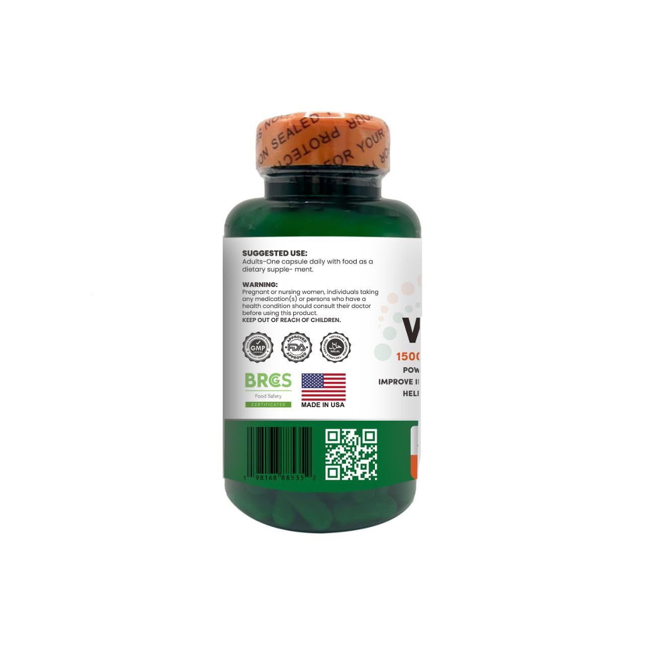H4U Vitamin C Dietary Supplement Tablet, 60 Tablets