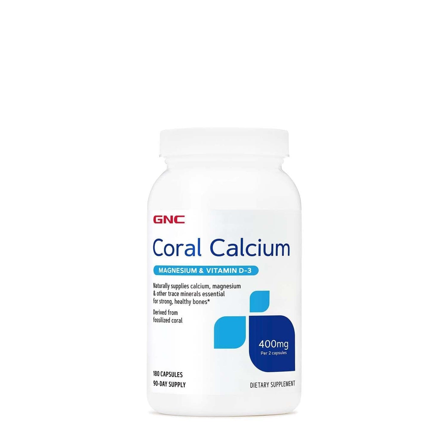 GNC Coral Calcium 400mg Capsule 180 Count