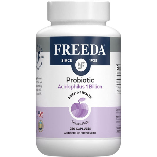 FREEDA Acidophilus Probiotic 1 Billion CFU Capsule, 250 Capsules